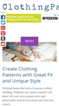Mobile Screenshot of clothingpatterns101.com